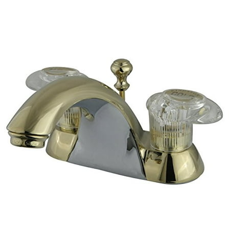 Kingston Brass Naples Two Handle 4" Centerset Lavatory Faucet with