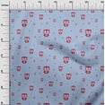 thumbnail image 2 of oneOone Organic Cotton Voile Fabric Dot & Cartoon Owl Bird Fabric Prints by Yard 42 Inch Wide, 2 of 4