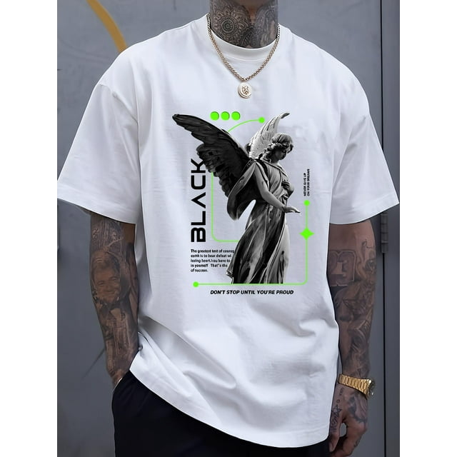 print tee shirt, Tees for Men, Casual Short Sleeve T-shirt for summer Tee For Adult, Men, Women, Teen, Teenager, Adolescent, Youth