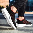 thumbnail image 5 of Men's Running Shoes Lace‑Up Mesh Upper Athletic Sneakers with Curved Midsole for Daily Walking and Casual Outdoor Activities, 5 of 7