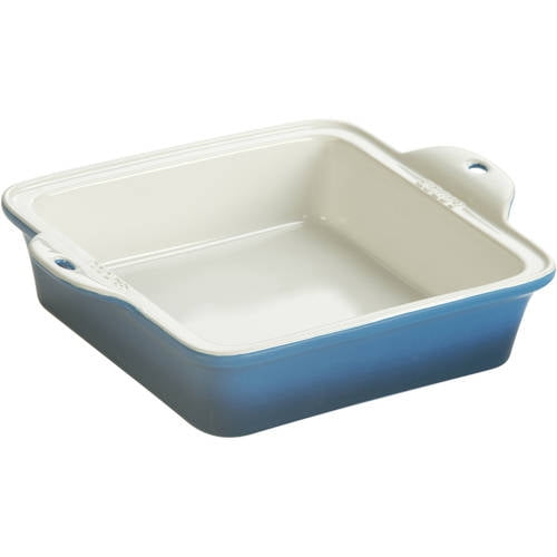 Lodge 8" x 8" Blue Stoneware Baking Dish STW8SQ33