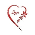 thumbnail image 2 of Valentine's Day Heart Wall Decals, Love Wall Stickers, Removable Peel and Stick Valentine's Day Window Clings, Self-Adhesive Hanging Wall Art, Romantic Decorations for Home, Bedroom, and Party Decor, 2 of 4
