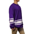 thumbnail image 2 of Lappel Men's Hockey Jersey College Sports Team Uniforms Size up to 3XL Long Sleeve Athletic Sports Shirts Made in USA, 2 of 4