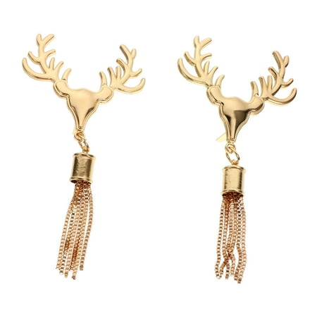 

2Pcs Bag Tassel Buckles Decorative Bag Buckles Deer Clasp Buckles Pendants