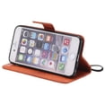 thumbnail image 3 of iPhone 6 Plus/ 6S Plus Wallet case, Allytech Pretty Retro Embossed Butterfly Flower Design PU Leather Book Style Wallet Flip Case Cover for Apple iPhone 6 Plus and iPhone 6S Plus, Orange, 3 of 10