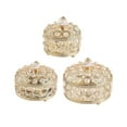 thumbnail image 2 of Crystal Jewelry Box Treasure Case Decorative Holder Display Gold for Necklace, 2 of 4