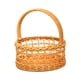 thumbnail image 3 of Cesta tejida a mano, contenedor de almacenamiento, artesanías, diseño hueco, moderna recolección de frutas S, 3 of 9