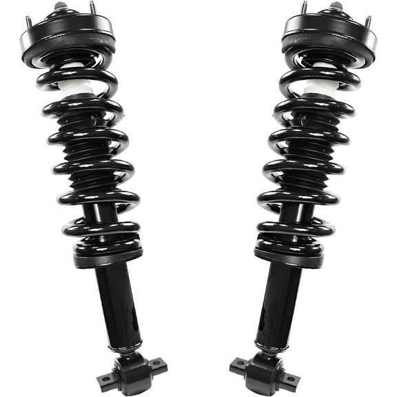 Detroit Axle - 4WD Front Struts w/Coil Spring Assembly Replacement for 2014 Ford F-150