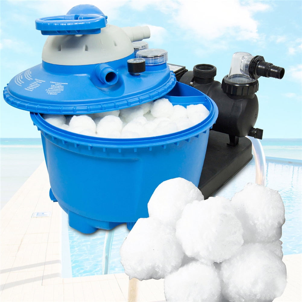 700g 40mm Poolfilter Filtersand Quarzsand Pool Filterballs Sandfilter Alternativ 