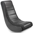 thumbnail image 1 of THE CREW FURNITURE 512100 Classic Video Rocker Black with Black Mesh Racing Stripe, 1 of 1