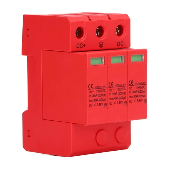Photovoltaic Surge Protector, Photovoltaic Surge Protector 40KV Photovoltaic Surge Protective Device DC 1000V, Surge Protectors