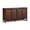 Brown, variant on Teamson Home Hatteras Modern 4-Door Sideboard with Natural Rattan Doors & Adjustable Shelf, Solid Wood Frame