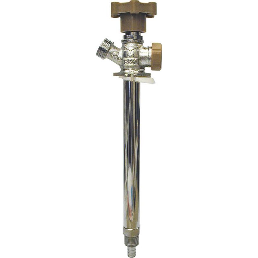 Mueller 104 AntiSiphon Frost Free Quarter Turn Sillcock Valve, 1/2 in