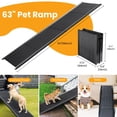 thumbnail image 3 of Rampa para perros PALATALA plegable para coche con superficie antideslizante 160 x 44 cm, 3 of 7