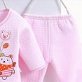 thumbnail image 6 of CAUYDY Preemie Girls Going Home Outfits Baby Boys Sleepwear Unisex Infant Layette Long Sleeved Shirt Hat Pants Bib Bellyband 7Pcs Cotton Set Fall Sizes 0-3 Months,Light Pink, 6 of 6