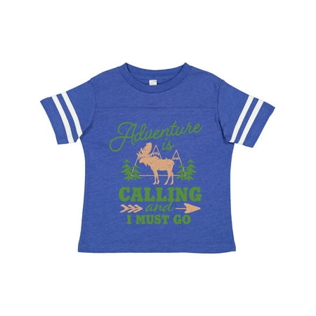 

Inktastic Vintage Adventure is Calling and I Must Go with Moose Gift Toddler Boy or Toddler Girl T-Shirt