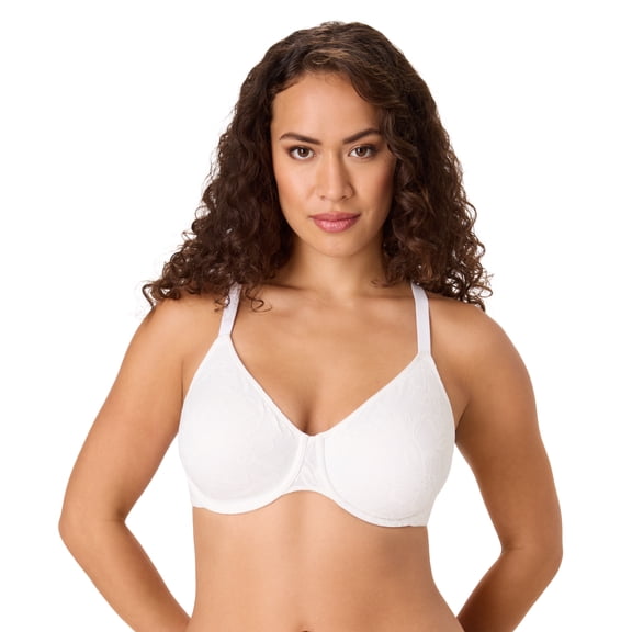 Bali Womens Underwire Bra, Breathe 2-Ply Full-Coverage Bra, Comfortable Padded Push-Up Bra