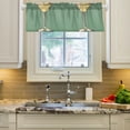 thumbnail image 2 of Yayeee Kitchen Valance Rod Pocket 54" x 18" Living Room Window Curtain, Lemon Glass, 2 of 6