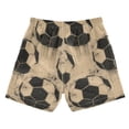 thumbnail image 2 of Retro Style Football Patterns Swim Trunks Board Shorts Beach Pants Bathing Bottoms M, 2 of 8
