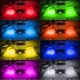 thumbnail image 3 of Muyoka Tira de luces LED para automóvil Debajo del tablero Iluminación 48LED Luces de estado de ánimo para automóviles Música RGB multicolor Luces de ambiente para interiores de automóviles Tira de lu Muyoka Hogar, 3 of 7