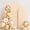 Beige, variant on Festapza Polyester Backdrop arch cove 2-Sided (6FT, 6.6FT) Set of 2 for Wedding Party White