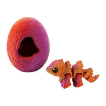 Easter Decorations 3D Printed Dragon Animal Figurines Collection Models for Kids, Educational Toys for Collectors, Birthday Gift Party Home Decor, 2.36", 1Pcs C