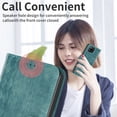 thumbnail image 4 of Premium PU Leather Wallet Case for Samsung Galaxy A42 5G, with Kickstand and Magnetic Closure Convenient Card Slots Cash Pocket Shockproof Protective Phone Cover for Samsung Galaxy A42 5G, Green, 4 of 7