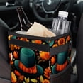 thumbnail image 6 of Thanksgiving Hat Foldable Car Garbage Can with Lid, Leak-proof Mini Trash Can, Hanging Storage Bag - Trash Can for Car, 6 of 6