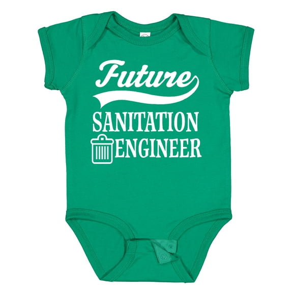 Inktastic Future Sanitation Engineer Job Boys or Girls Baby Bodysuit
