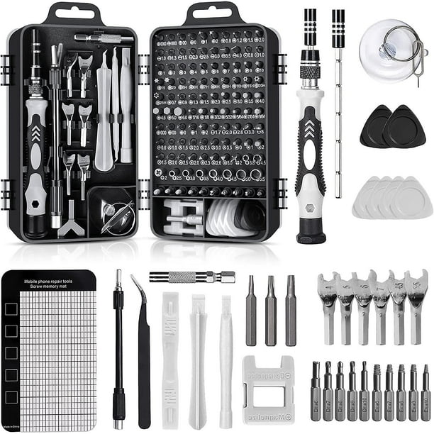 138 in 1 Mini Set Precision Screwdriver Small Box Computer Screwdriver Disassembly Laptop PC For MacBook, iPhone, Repair, Glasses, DIY, Watch