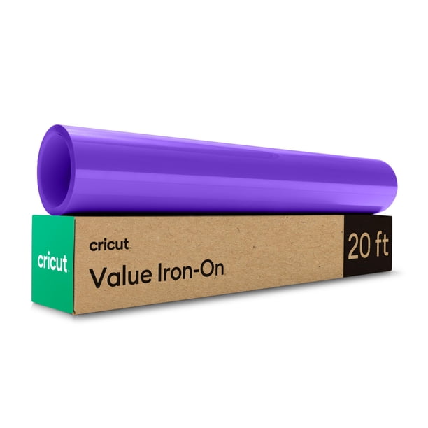 Vinilo termoadhesivo Cricut Value, color morado, 30,5 cm x 6,1 m