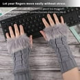 thumbnail image 4 of Baohd 3 Paires de Gants Unisexes Sans Doigts Restez au Chaud et à la Mode Gants Demi-Doigts pour Femmes, 4 of 6