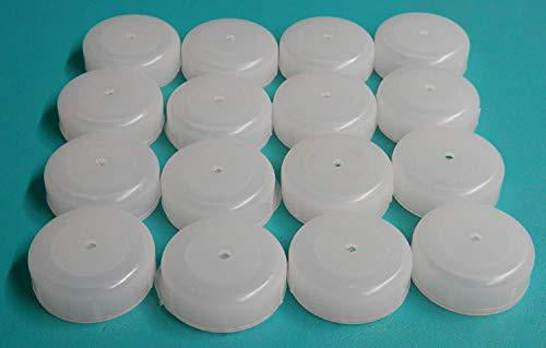 32 Deluxe Plastic Wrought Iron Patio Chair Leg Inserts Cups Glides Caps 1 1/2" 