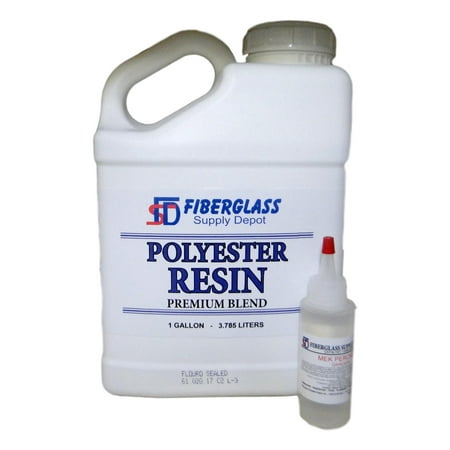 Polyester Resin High Strength, Gallon with 60cc Hardener