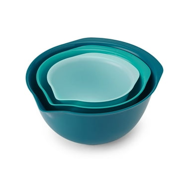 Farberware Professional Set of 3 Mixing Bowl Set with Non-Slip Base, Green