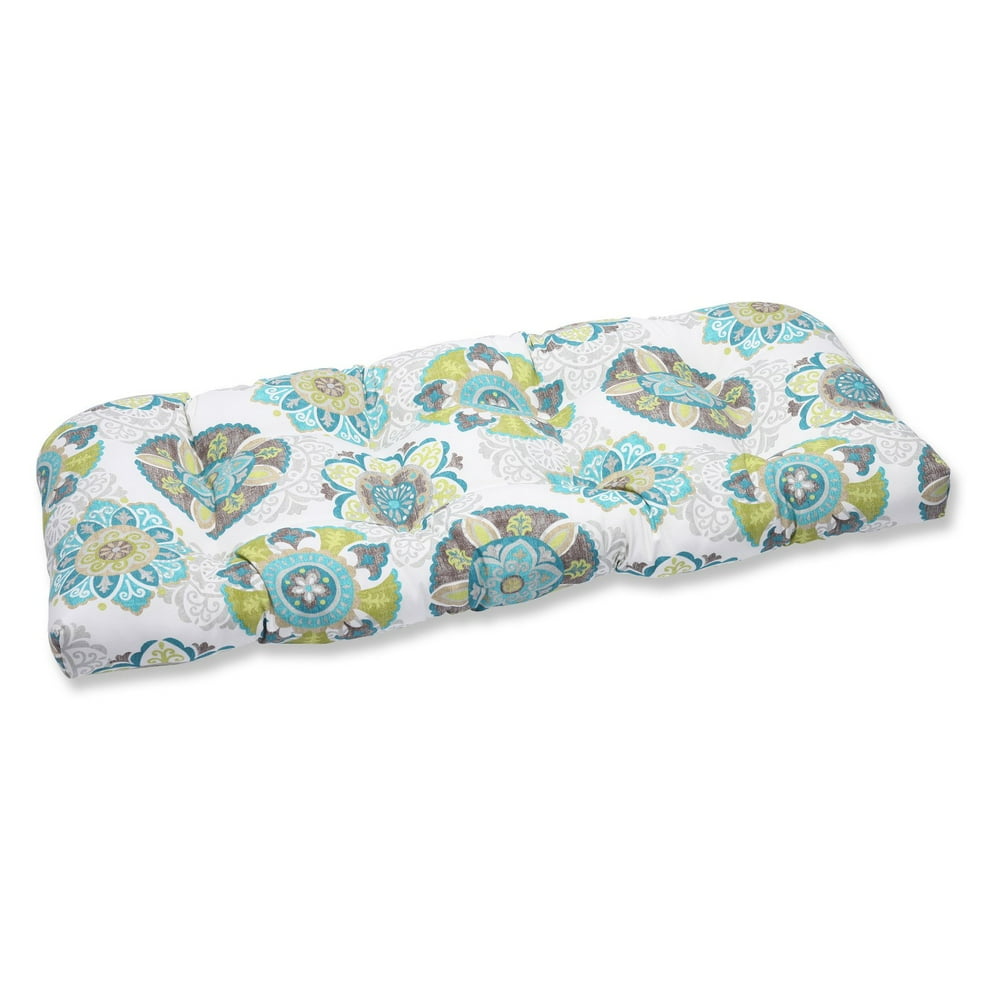 Pillow Perfect Outdoor/ Indoor Allodala Oasis Wicker Loveseat Cushion
