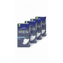 TENA for Men Level 1 Incontinence Protector Maximum Guard Incontinence Pad for Men (4 Pack of 96)