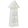 thumbnail image 4 of Beaupretty White LED Arrow Sign Light Battery Operated Arrow Wall Decor with 7 Leds, 4 of 8
