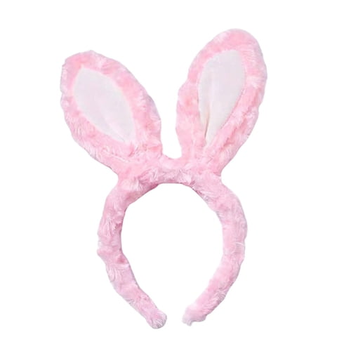 Women Headband Bunny Ear Design Non-slip Lovely Cartoon Headpiece Rabbit Ears Headband Hair Accessories