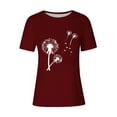 thumbnail image 4 of Posijego Women's T Shirts Printed Graphic Tee for Women Casual Crew Neck Basic Short Sleeve Tee Shirts, 4 of 4