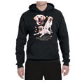 thumbnail image 2 of If It's Not a Yellow Lab It's Just a Dog Gift | Mens Dog Lover Hooded Sweatshirt Graphic Hoodie, Black, Small, 2 of 3