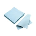 thumbnail image 2 of Baby Blue Treated-suede Jewelry Polishing Cloth - Set Of 10, 2 of 8