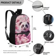 thumbnail image 5 of Yuyamidu Cherry Blossom Panda Kids School Backpack, Lightweight Elementary Student Bookbag with Multiple Pockets for Daily Use, Travel, Outdoor Activities for Girls, 5 of 6