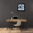 thumbnail image 4 of Marrott, Stephanie 20x20 Black Modern Framed Museum Art Print Titled - To the Moon, 4 of 5