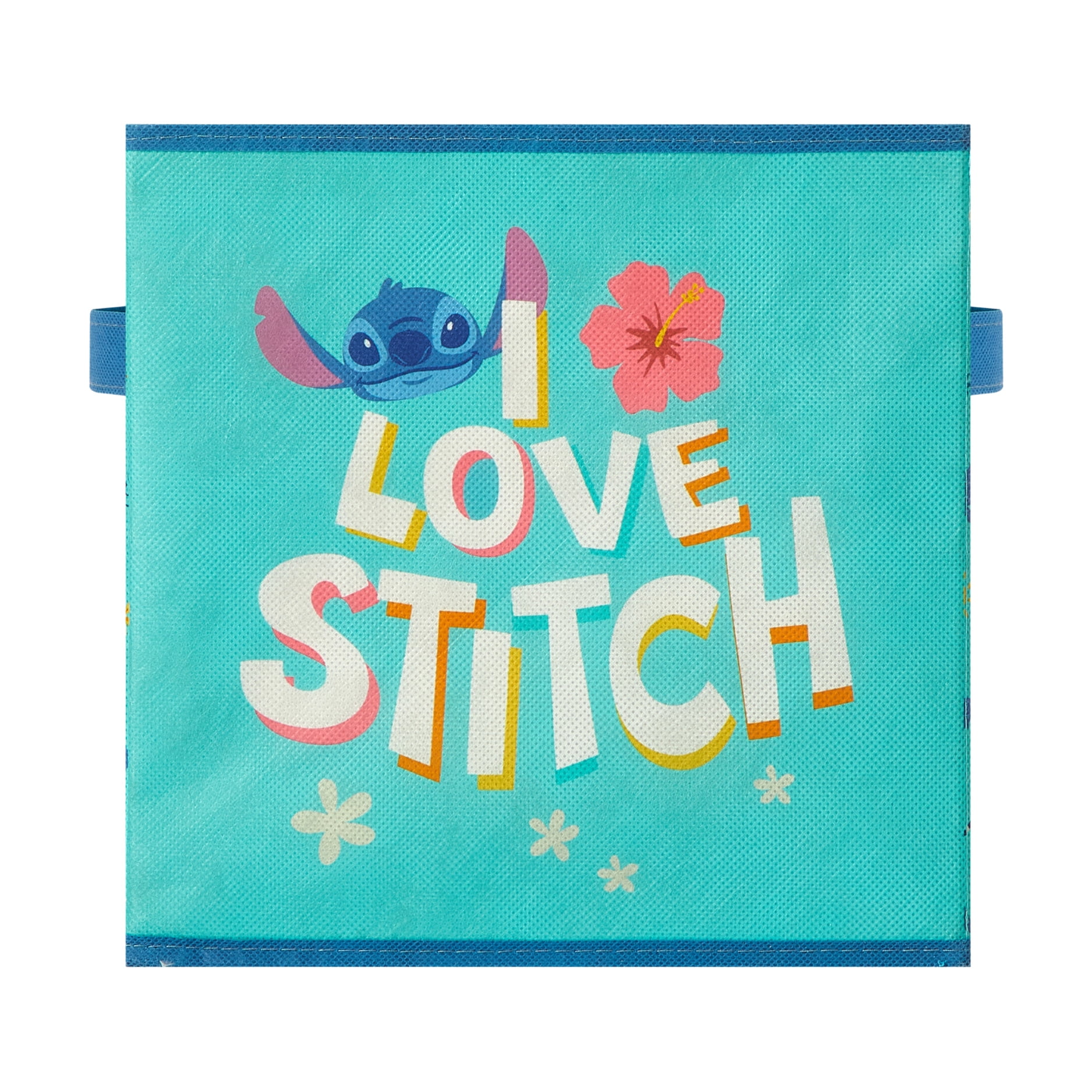 Disney Stitch Kids' 4-Pack Printed Storage Cubes,  10" x 10"