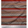 thumbnail image 1 of Soimoi Poly Georgette Fabric Aztec Kilim Fabric Prints by Yard 42 Inch Wide, 1 of 1