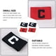 thumbnail image 4 of 4pcs Professional Captain Brazds Bandas de fútbol resistente al desgaste Bandas de baloncesto reutilizables, 4 of 6