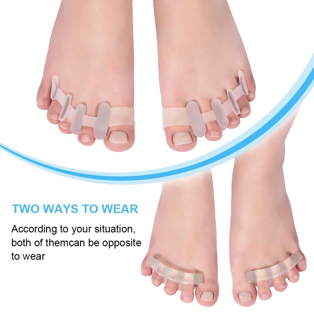YOUTHINK Toe Spreader Socks 1 Pair Of Toe Separators With 1 Pair Of Toe