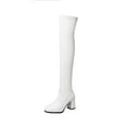 thumbnail image 3 of Herrnalise Women's Boots Are Thin Round Toe Thick High Heel Over The Knee High Boots Savings !, 3 of 8