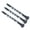 Black, variant on Riousery 30Pcs Bamboo Wood Golf Tees 3.15 inches / 8cm Unbreakable Printed Skull Wooden Golfing Accessories Built for Stability and Reduced Friction - Black
